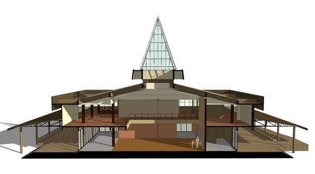 Temple mandapa and structural planning